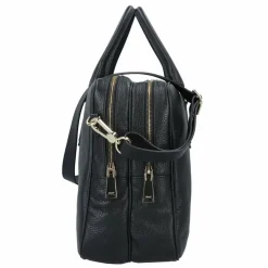 abro Aktentaschen<Adria Aktentasche Leder 40 cm black-gold