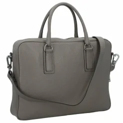 abro Henkeltaschen<Adria Handtasche Leder 37.5 cm zinc