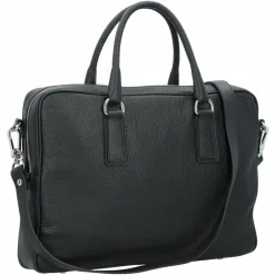abro Henkeltaschen<Adria Handtasche Leder 37.5 cm black-nickel