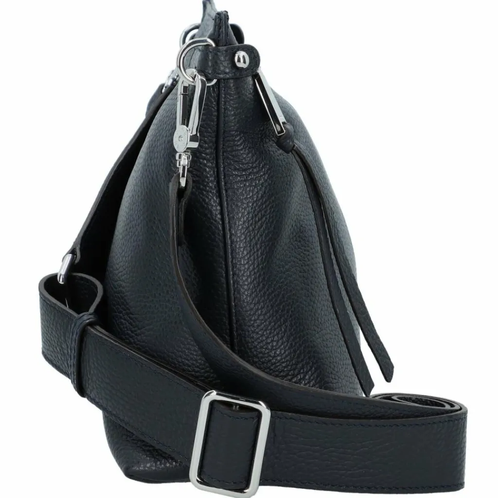 Hot abro Adria Schultertasche Leder 27.5 cm navy