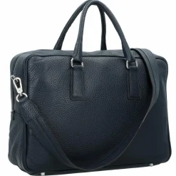 abro Henkeltaschen|Schultertaschen<Adria Schultertasche Leder 39 cm navy