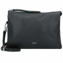 abro Adria Umhängetasche Leder 24 cm black-nickel