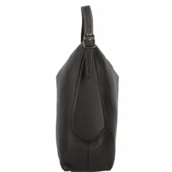 Hot abro Carina Schultertasche Leder 41 cm dark brown