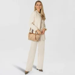 abro Cosmo Schultertasche Leder 24 cm