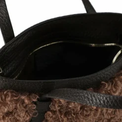 abro Schultertaschen|Henkeltaschen<Cosmo Schultertasche Leder 24 cm camel