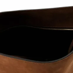 abro Schultertaschen|Henkeltaschen<Cosmo Schultertasche Leder 31 cm camel