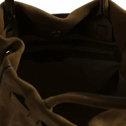 abro Schultertaschen<Jill Schultertasche Leder 36 cm mud