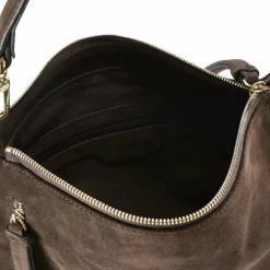 abro Henkeltaschen<Juna Handtasche Leder 33 cm dark brown