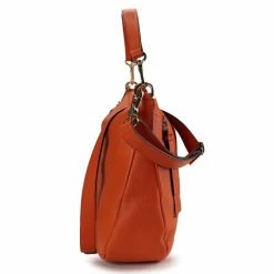 New abro Juna Schultertasche Leder 34 cm orange