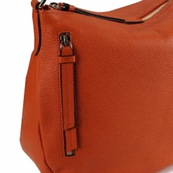 New abro Juna Schultertasche Leder 34 cm orange