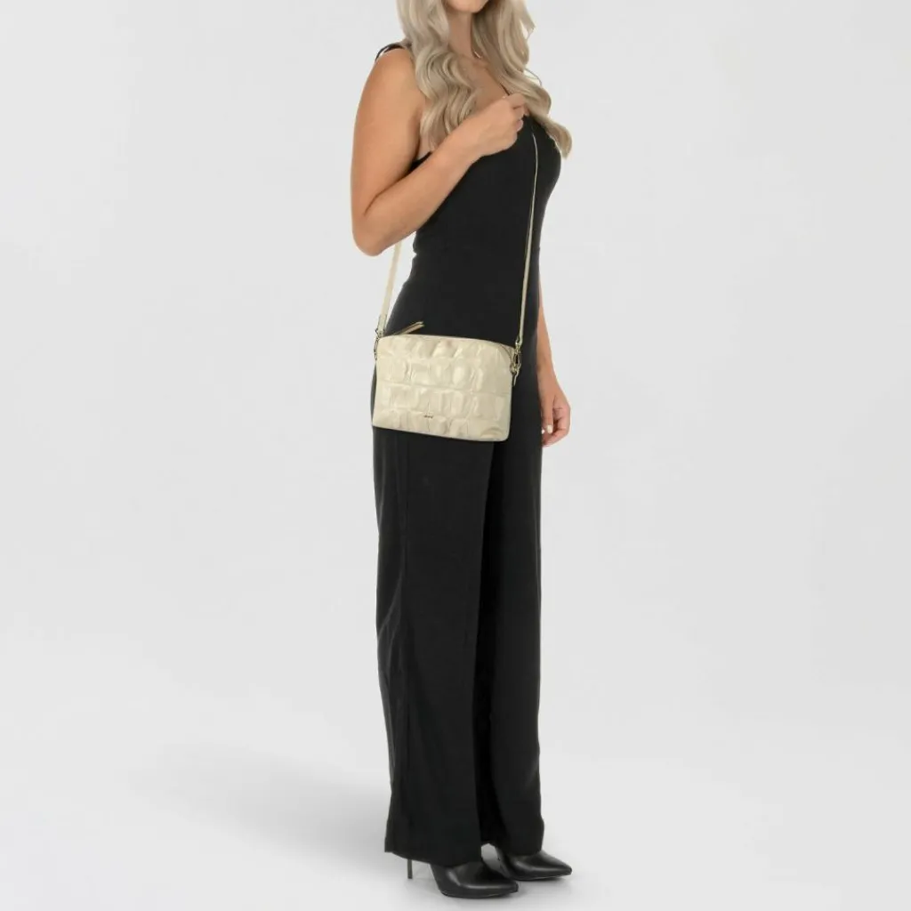 abro Kaia Umhängetasche Leder 22 cm