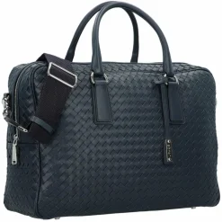 abro Henkeltaschen<Lotus Handtasche Leder 40.5 cm navy
