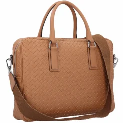 Clearance abro Lotus Handtasche Leder 39 cm cuoio