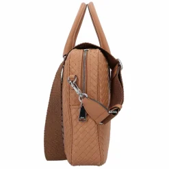 Clearance abro Lotus Handtasche Leder 39 cm cuoio