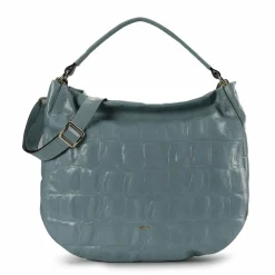 Online abro Mia Schultertasche Leder 35 cm sapphire