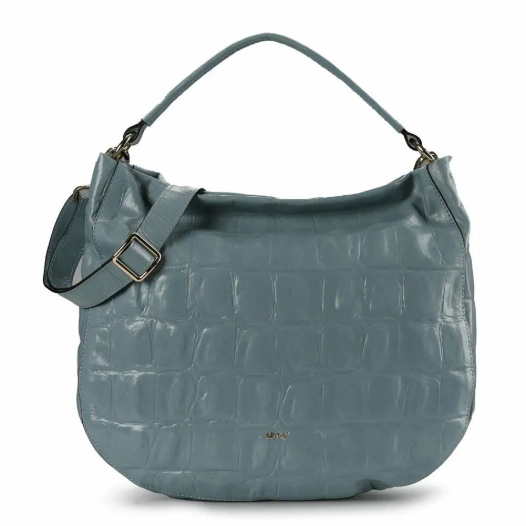 Online abro Mia Schultertasche Leder 35 cm sapphire