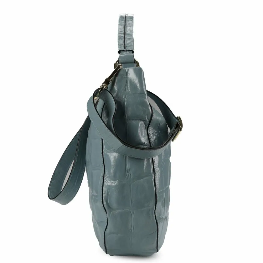 Online abro Mia Schultertasche Leder 35 cm sapphire