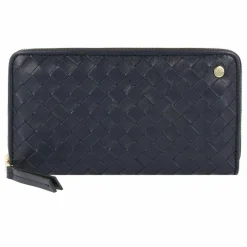 Clearance abro Piuma Geldbörse Leder 19 cm navy
