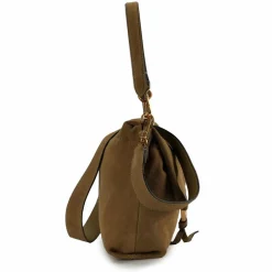 abro Schultertaschen<Temi Schultertasche Leder 26 cm mud