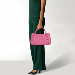 abro Henkeltaschen<Willow Handtasche Leder 26.5 cm orchid