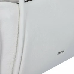 Clearance abro Willow Handtasche Leder 26.5 cm ivory