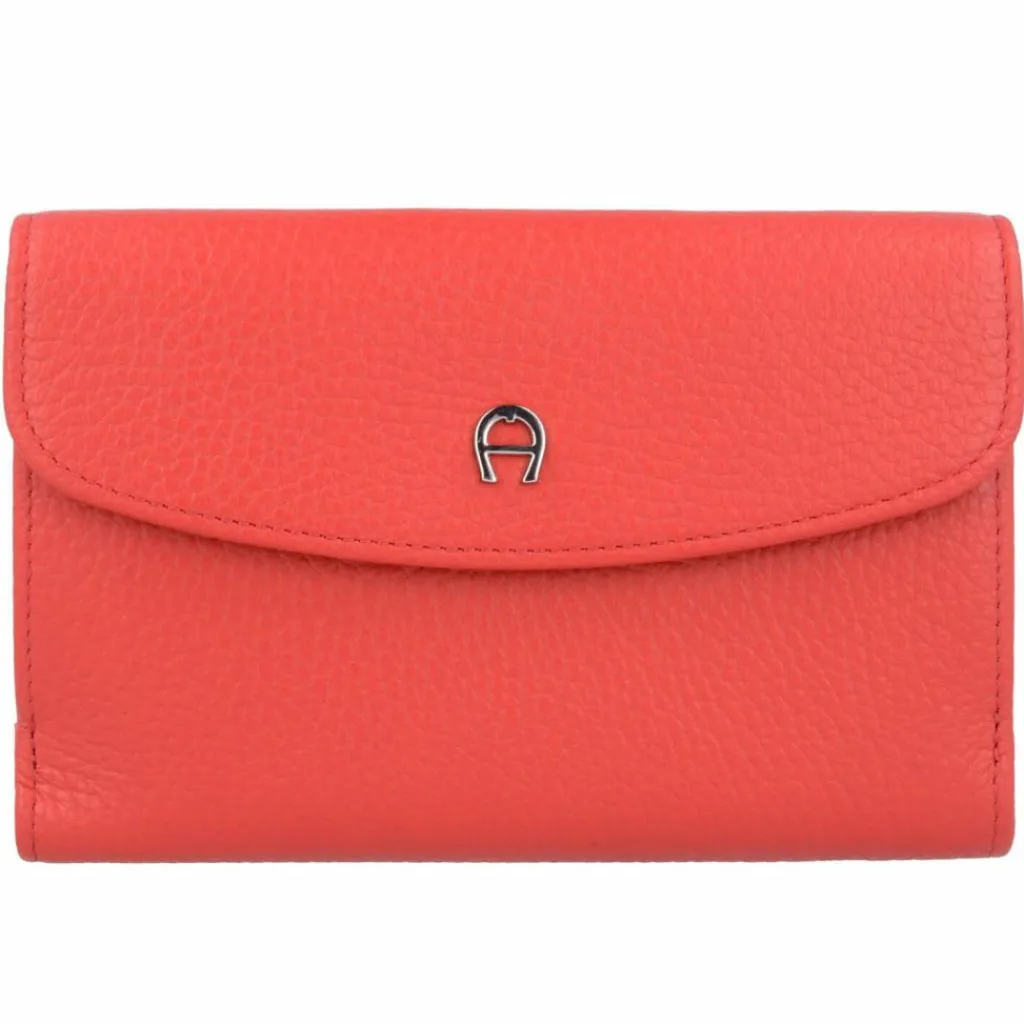 New AIGNER Basics Geldbörse Leder 16 cm burnt red