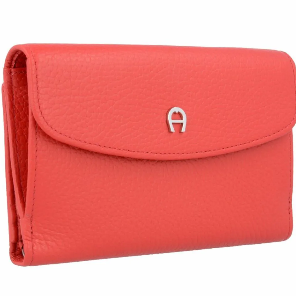 New AIGNER Basics Geldbörse Leder 16 cm burnt red
