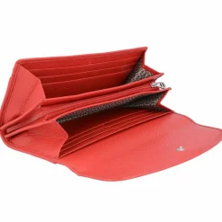 AIGNER Basics Geldbörse Leder 19,5cm burnt red