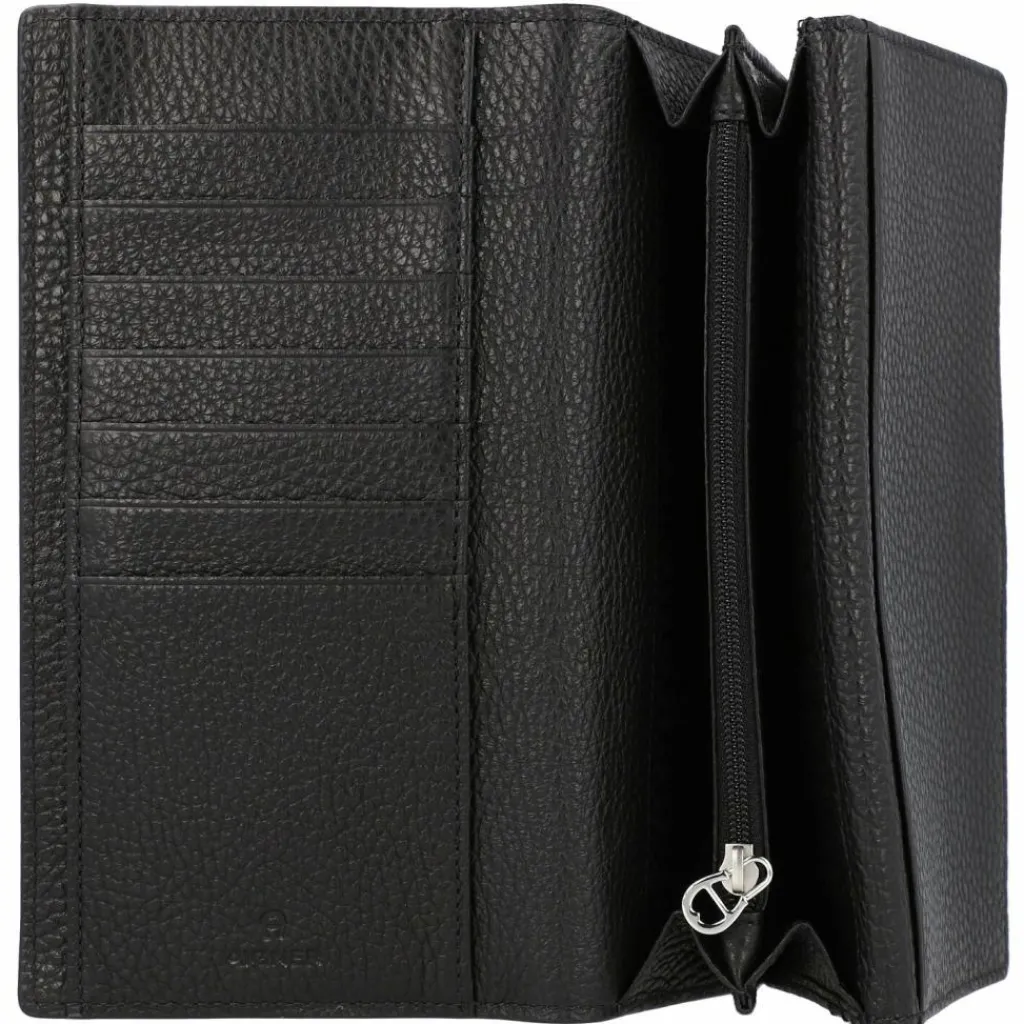 Sale AIGNER Basics Geldbörse Leder 19 cm black