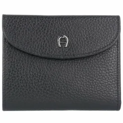 AIGNER Damengeldbörsen Querformat<Basics II Geldbörse Leder 12 cm schwarz