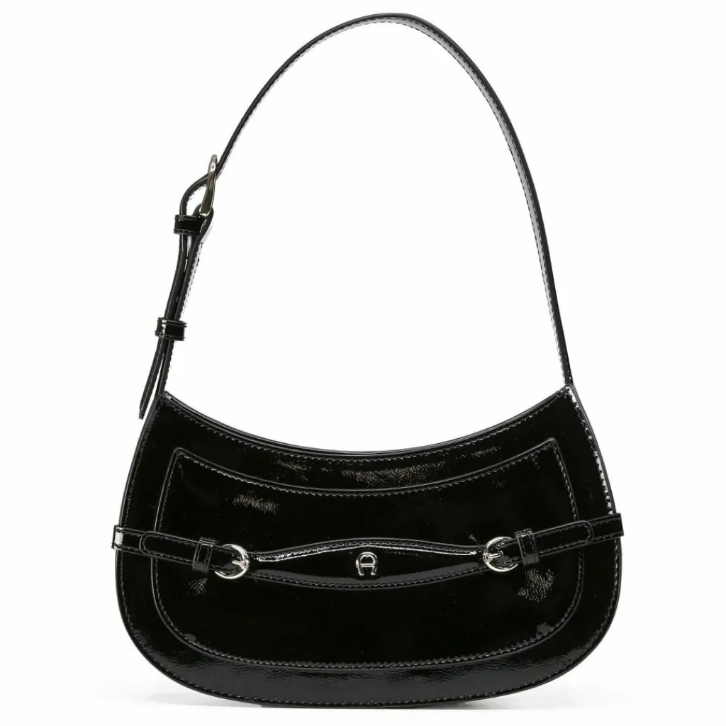 Online AIGNER Cavallo Schultertasche Leder 26 cm black