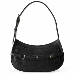 Outlet AIGNER Cavallo Schultertasche Leder 26 cm black