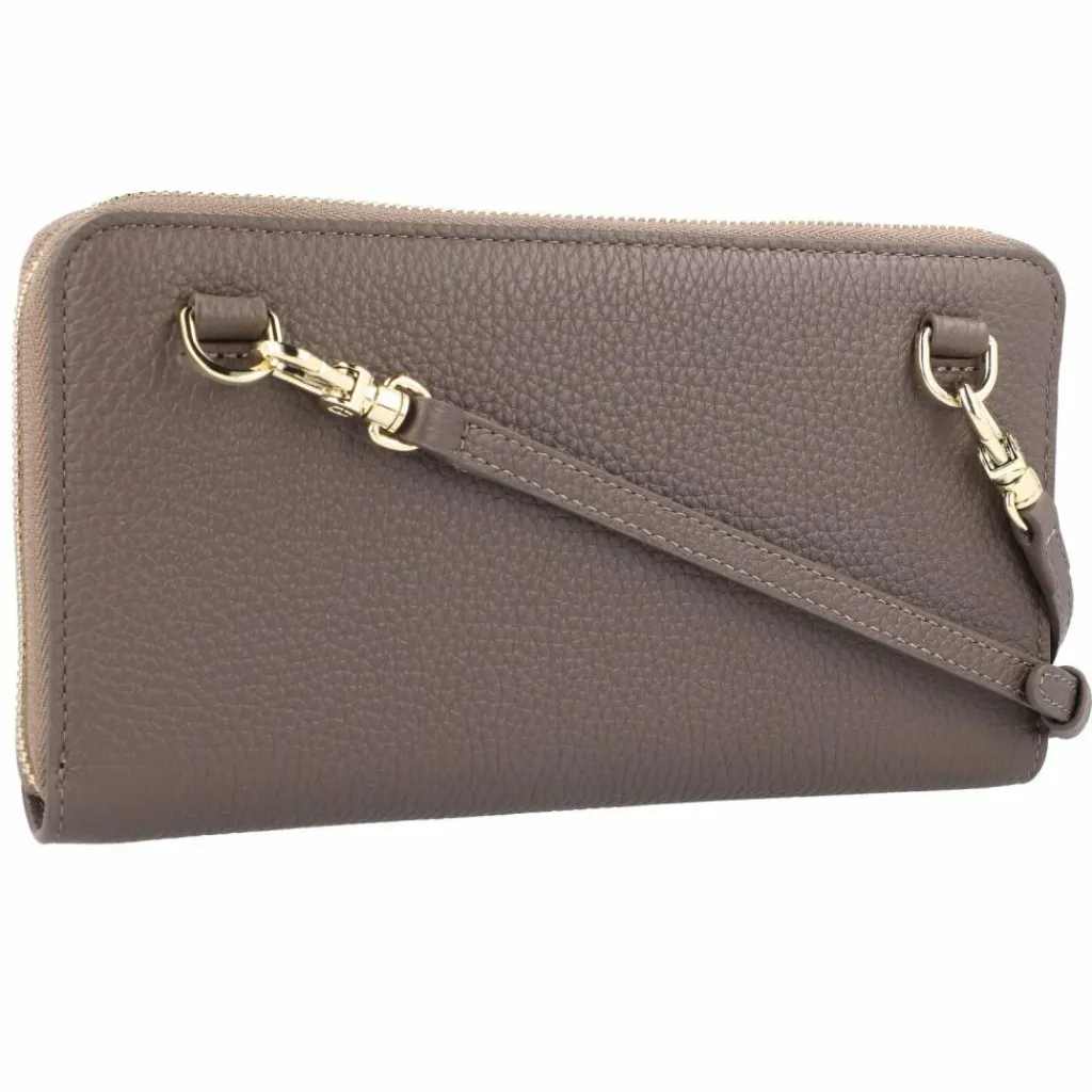 AIGNER Abendtaschen & Clutches<Clutch Geldbörse Leder 20 cm coal brown