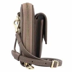 AIGNER Abendtaschen & Clutches<Clutch Geldbörse Leder 20 cm coal brown