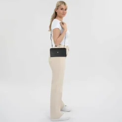 AIGNER Abendtaschen & Clutches<Clutch Geldbörse Leder 20 cm black