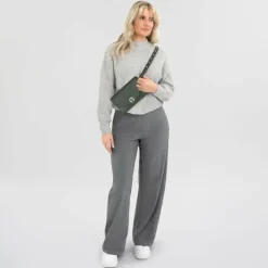 AIGNER Clutch Geldbörse Leder 19.5 cm