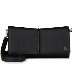 AIGNER Abendtaschen & Clutches<Clutch Geldbörse RFID Schutz Leder 21 cm black