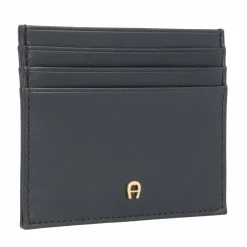 AIGNER Visitenkartenetuis<Daily Basis Kreditkartenetui Leder 10 cm schwarz