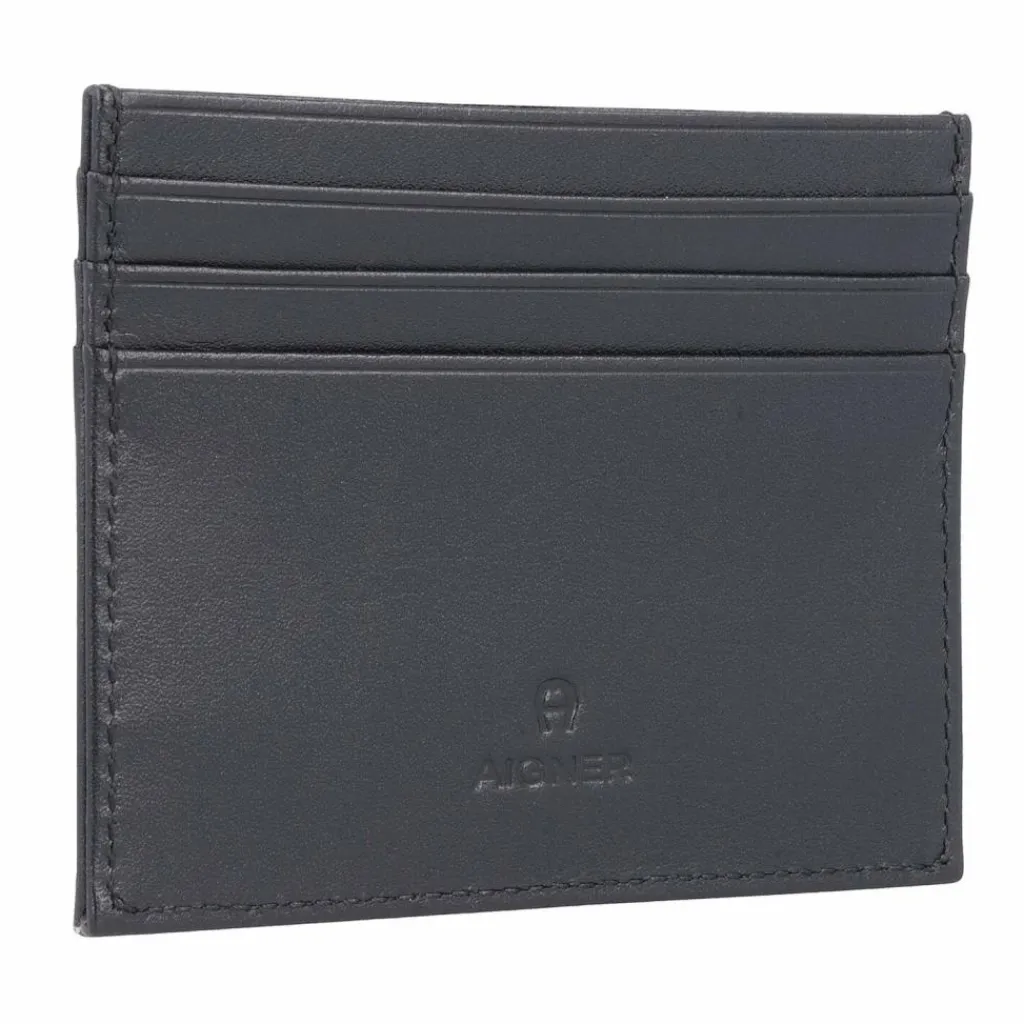 AIGNER Visitenkartenetuis<Daily Basis Kreditkartenetui Leder 10 cm schwarz