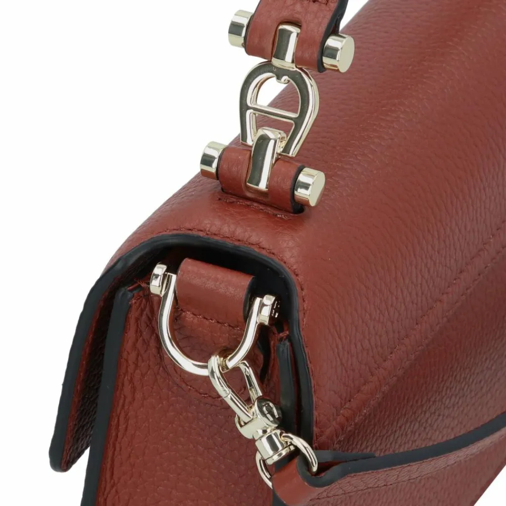 Online AIGNER Delia Handtasche Leder 23 cm dark cognac