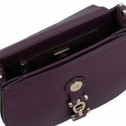 AIGNER Henkeltaschen<Delia Handtasche Leder 20 cm plum