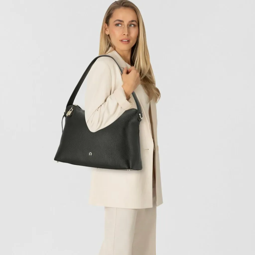 AIGNER Delia Schultertasche Leder 35 cm