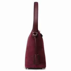 AIGNER Umhängetaschen<Delia Umhängetasche Leder 44 cm burgundy