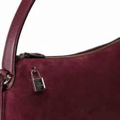 AIGNER Umhängetaschen<Delia Umhängetasche Leder 44 cm burgundy