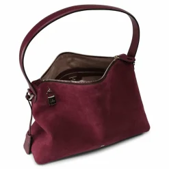 AIGNER Umhängetaschen<Delia Umhängetasche Leder 44 cm burgundy