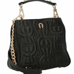 AIGNER Henkeltaschen<Diadora Handtasche Leder 20 cm black