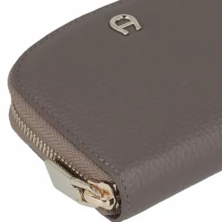 AIGNER Visitenkartenetuis<Diadora Kreditkartenetui RFID Schutz Leder 11 cm coal brown