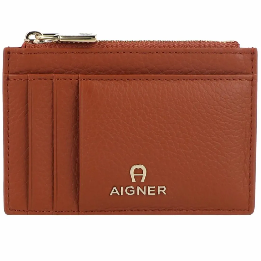 Discount AIGNER Diadora Kreditkartenetui Leder 12 cm cognac brown