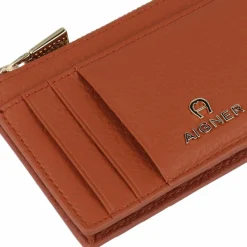 Discount AIGNER Diadora Kreditkartenetui Leder 12 cm cognac brown