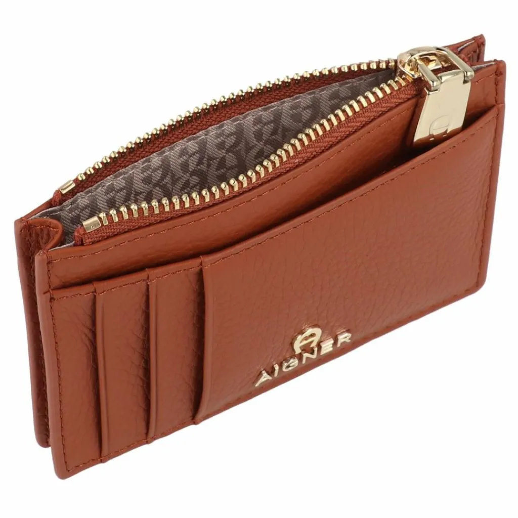 Discount AIGNER Diadora Kreditkartenetui Leder 12 cm cognac brown